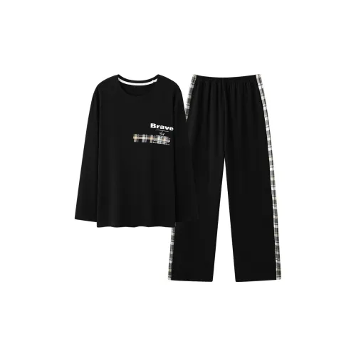 Montagut Pajama Set Мужской Черный