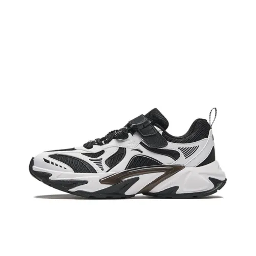 Antakids Детская повседневная обувь Низкий топ Черный/Белый Anta Для школьного возраста