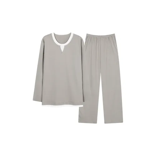 Follow The United States Пижамный комплект Мужской Серый