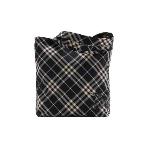 Burberry Полиэстер с Полиуретаном Тоут Сумка Сумка для покупок Сумка через плечо Сумка Мужская Черная и Калико