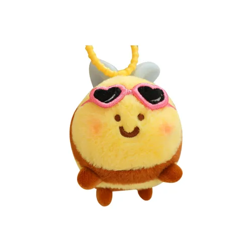 Qing Chen Креативный Snot Медвежонок Пчелка Украшение Милый Плюшевый Игрушечный Куклы Плюшевый Брелок 9 см Рекомендуемая Высота