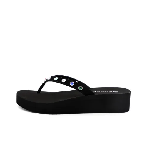 BOREE EVA Шлепанцы Женские Черные