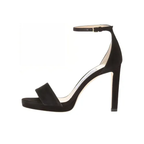 Jimmy Choo Zhou Yangjie Misty 100 One Strap Sandals Женские Черный