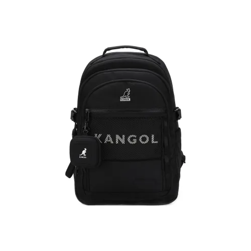 KANGOL Nylon Backpack Standard Unisex Black KANGOL Нейлон Рюкзак Стандартный Унисекс Черный