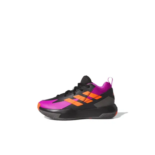 Adidas Cross Em Up Slip Resistant Abrasion Resistant Низкий Топ Обувь для малышей Черный Infant And Toddler