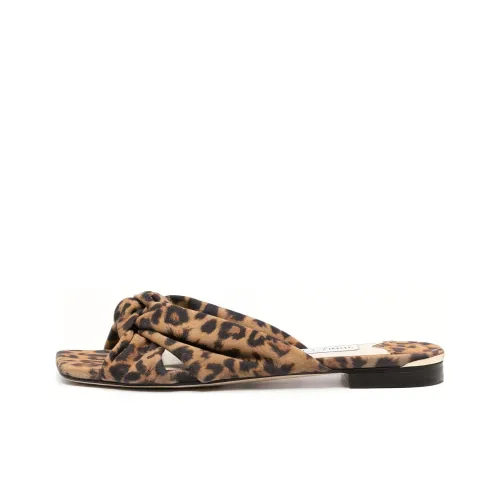 Jimmy Choo Слипоны Женские Коричнево-черные