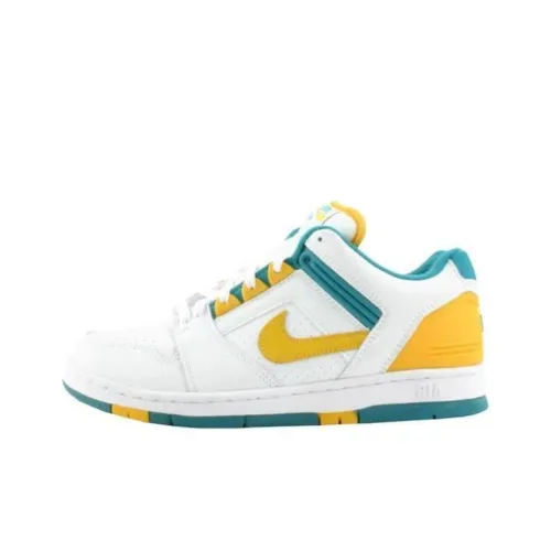 Nike Air FORCE 2 Low Амортизация Износостойкий Низкий Топ Скейтборд Кроссовки Унисекс Белый Желтый