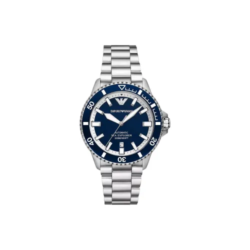 EMPORIO ARMANI Автоматический Механический Механизм Мужские Часы 42,5 мм Синий