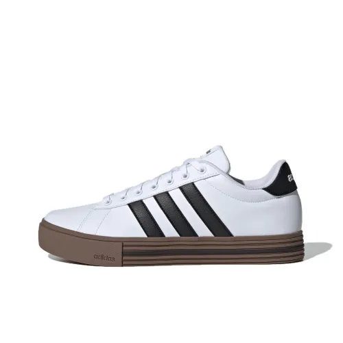 Adidas DAILY 4,0 Скейтборд Кроссовки Низкие Белый/Черный Унисекс