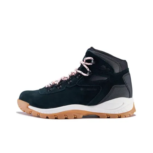 Columbia совместный бренд Newton Ridge Plus противоскользящий устойчивый к истиранию MID верх альпинистские и туристические ботинки Женские Черный