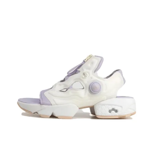 Reebok Instapump Fury Пляжные сандалии Белый Фиолетовый Женские