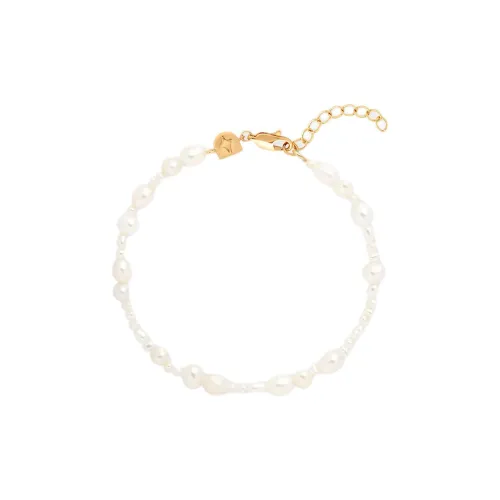 Astrid Miyu Браслеты из латани Женские Золотые