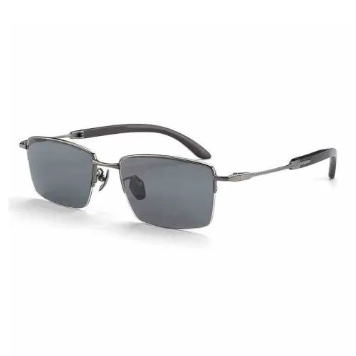 MORTON MUNCH Титан Квадратные Солнцезащитные очки Мужские