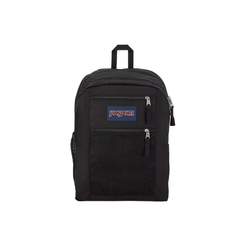 JanSport Полиэстер Рюкзак Средний Мужской Черный