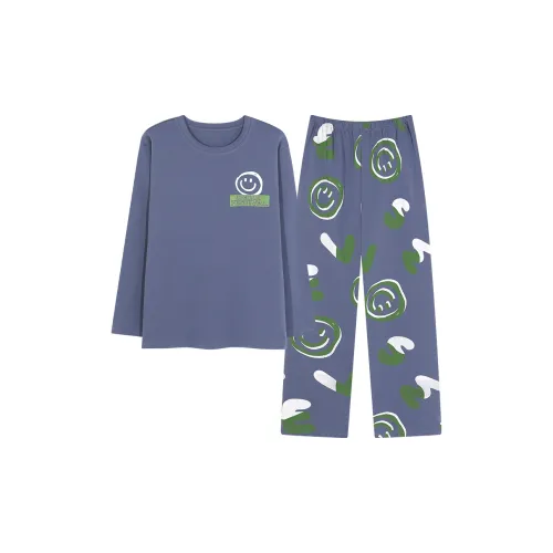 Follow The United States Пижамный комплект Мужской Синий