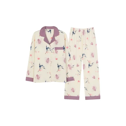 Follow The United States Пижамный комплект женский фиолетовый