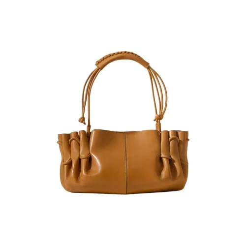 Hereu Lambskin Сумка через плечо сумка для женщин светло-верблюжий