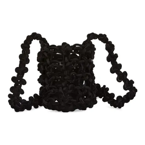 KARA Бархат Ткань Портативная Сумка через плечо Сумка на плечо Стандартная Женская Черная