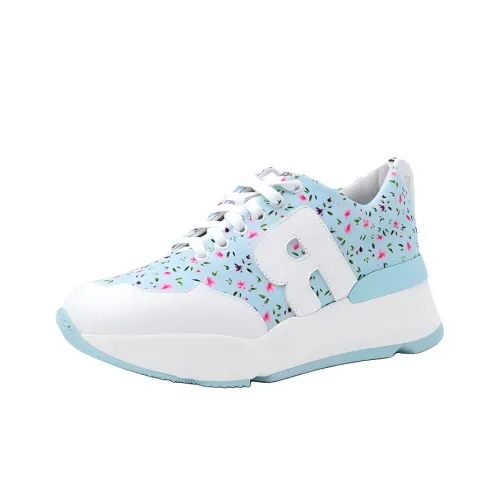 RUCOLINE Низкий топ Повседневная обувь Женская Небесно-голубой