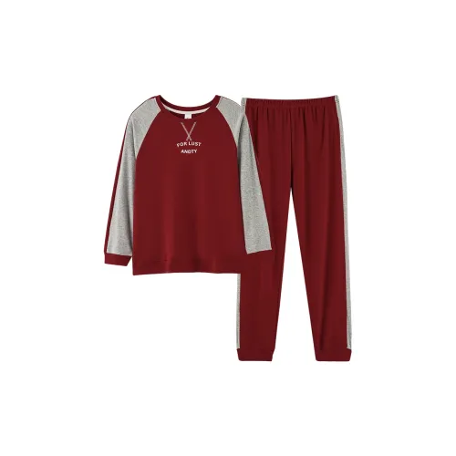 Song Qianya Пижамный комплект женский красный