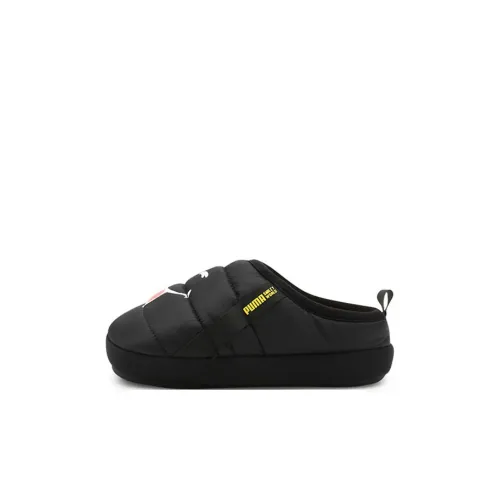 PUMA Scuff Детские домашние тапочки Черный для детей 3-7 лет