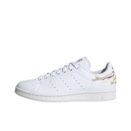 THEBE MAGUGU x Adidas Originals STAN SMITH Износостойкий и Легкий Низкий Топ Скейтборд Кроссовки Женские Bright White