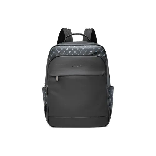 PIERRE CARDIN ПВХ Рюкзак Стандартный Мужской Черный