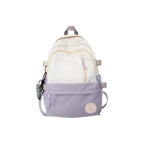 Elsvet Nylon Backpack Standard Unisex Gray Purple Black Green Элсвет Нейлоновый Рюкзак Стандартный Унисекс Серый Фиолетовый Черный Зеленый