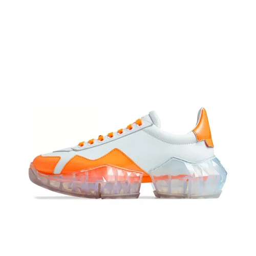 Jimmy Choo Low Top Повседневная обувь для женщин цвет радужный апельсин