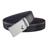 Чёрная кожа, белая пряжка