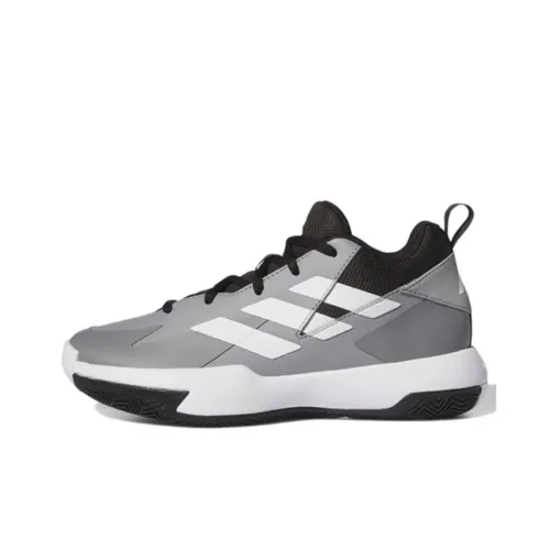 Adidas Cross Em Up Select Slip Resistant Abrasion Resistant Low Топ Детские Баскетбольные кроссовки Серый Детский