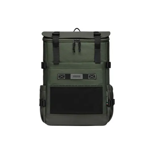 AMERICAN TOURISTER Ткань Рюкзак Унисекс Черный Оливково-зеленый