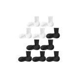 4 White + 6 Black Crew socks  
4 Белых + 6 Черных Носки Crew