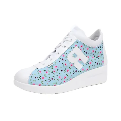 RUCOLINE Низкий топ Повседневная обувь Женская Небесно-голубой