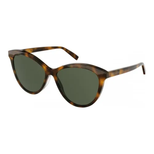 SAINT LAURENT Ацетат Кошачий глаз Солнцезащитные очки Женские Черепаховый