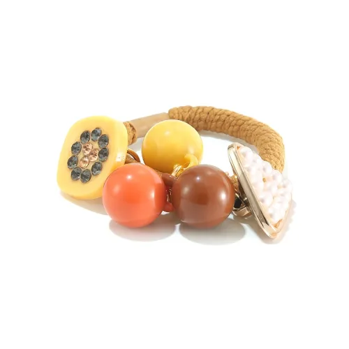 Like A Dream Кожа Полоска Акрил Резинка для волос Резинка для волос Женские