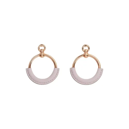 HERMES Серьги с розовым золотом женские фиолетовый золото