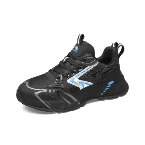 KOLUMB Беговые кроссовки Low Top Черный Синий Мужской