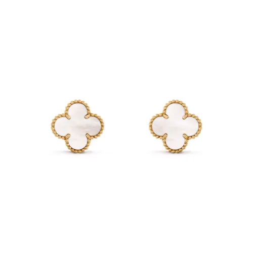 Van Cleef & Arpels Alhambra Four Leaf Lucky Series Серьги-гвоздики Женские