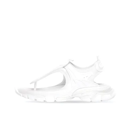 Balenciaga Track 2,0 Резиновая подошва Шлепанцы Женские Белые