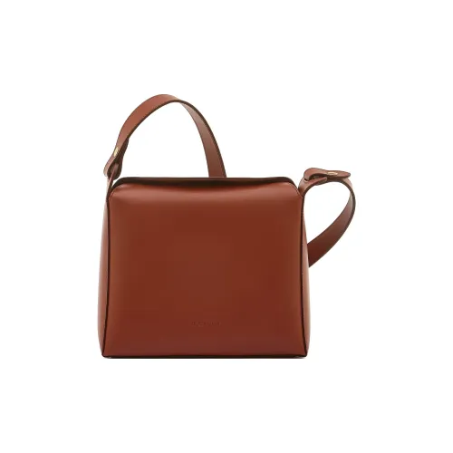 Il Bisonte Дубленая коровья кожа Сумка через плечо Сумка на плечо Женская Красная