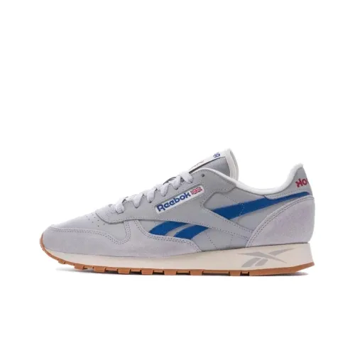 Reebok Classic Leather Casual Low Top Gray Men's