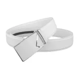 Белая кожа, белая пряжка