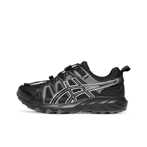 ASICS Gel Sonoma FE Rebound Low Top Rubber AMPLIFOAM AHAR+ Training Running Shoes Women's Black Silver ASICS Gel Sonoma FE Rebound Низкий Топ Резина AMPLIFOAM AHAR+ Тренировочные Беговые Кроссовки Женские Черный Серебряный