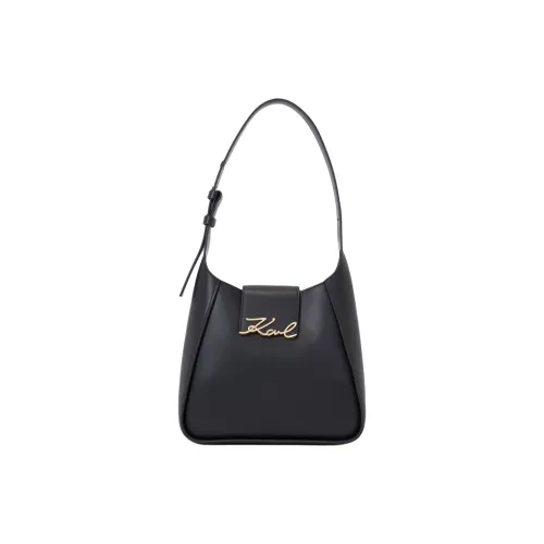 Karl Lagerfeld Сумка через плечо из коровьей кожи женская черная