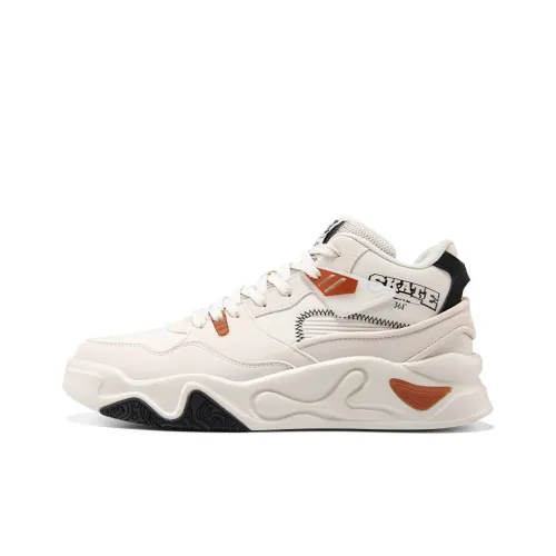 361° Противоскользящие увеличивающие высоту устойчивые к истиранию высокие кроссовки для скейтбординга Мужские Бежевые