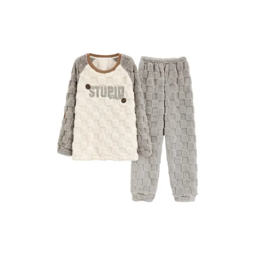 The Story Of The Flower Season Пижамный комплект Мужской Светло-Серый