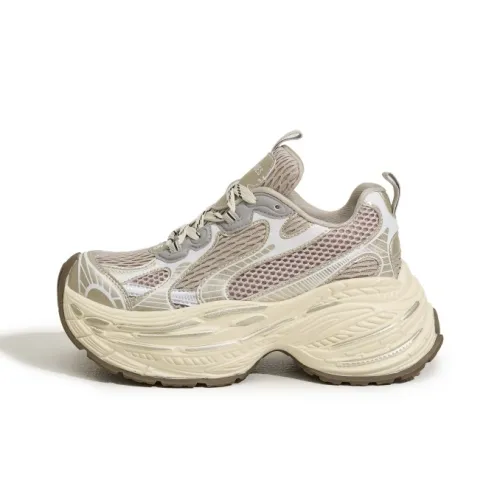 Milan Love Song Устойчивый к истиранию Дышащий Отводящий влагу Легкий Низкий Топ Кроссовки с Толстой Подошвой Женские