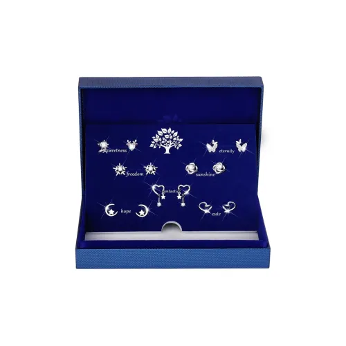 MAGICPOLE 999 Fine Серебряный игловые серьги-гвоздики Женские Серебряный