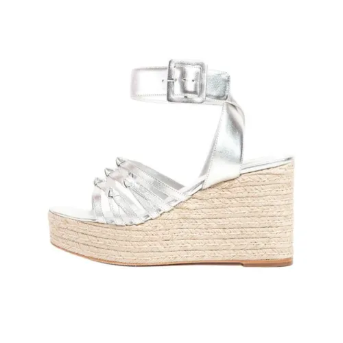 Paloma Barceló Nimi one Ремень Сандалии 7,5 см Женские Серебряные